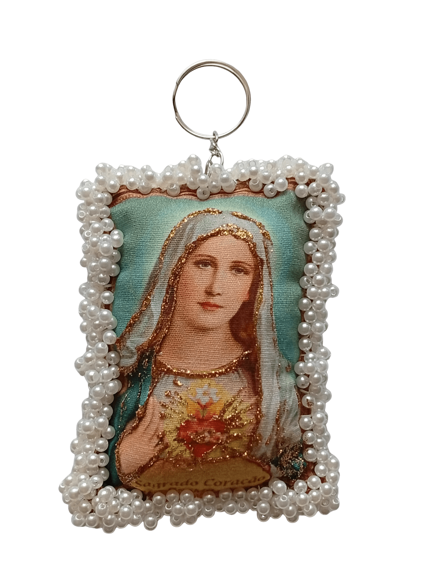 Chaveiro Sagrado Coração de Maria